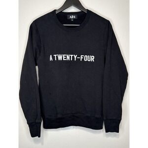 A24 A Twenty Four Horror Movie Studio Crewneck Sweatshirt Black Size S